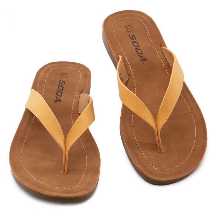 Ella-S Flat Sandals Mango