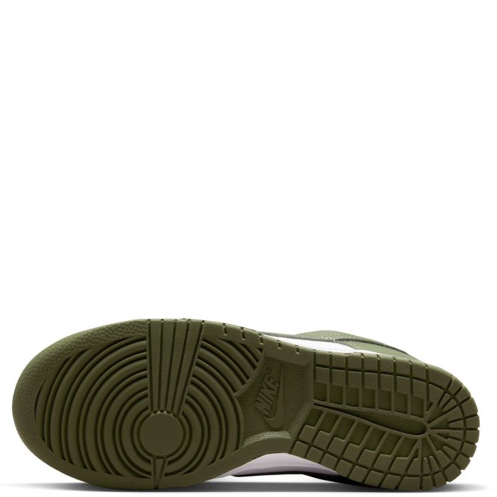 Dunk Low White/Medium Olive-White