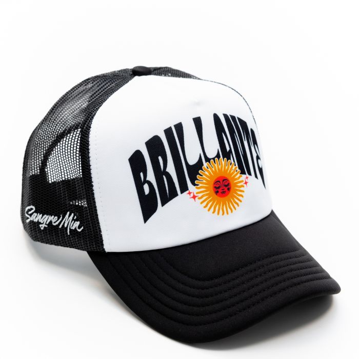Brillante Trucker Hat  Black/White