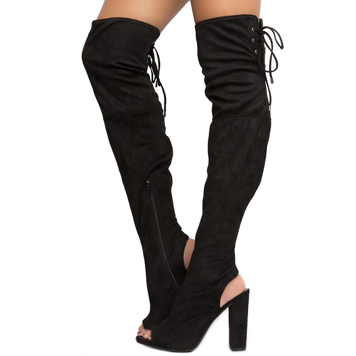 Womens Truffle-S Knee High Boot Black