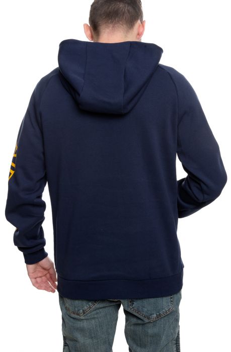 Jumpman Classics Fleece Pullover Hoodie Obsidian/Dark Sulfur