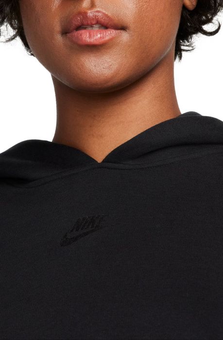 Oversized Asymmetrical Hoodie Black
