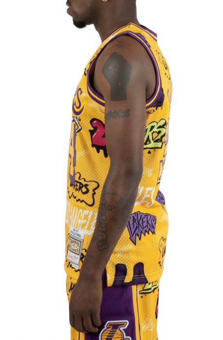 LAKERS 05 NEW BAPE 93 BASKETBALL JERSEY FREE CUSTOMIZE NAME AND