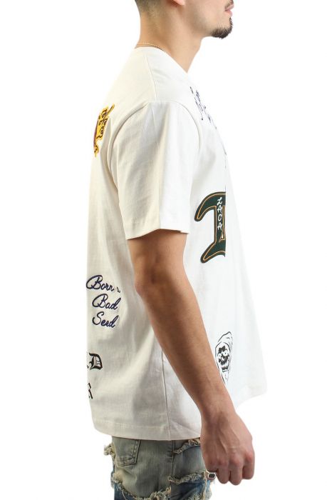 TRUE RELIGION ss patch embro T-Shirt 108633WHT - Shiekh TRUE RELIGION ss patch embro T-Shirt 108633WHT - Shiekh