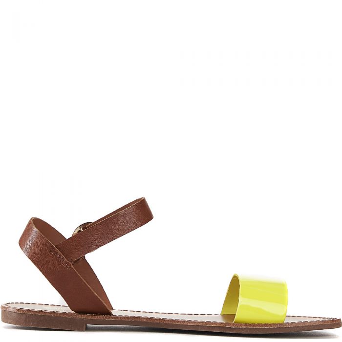 Women's Kylee-13 Slingback Sandal Neon Yellow/Tan