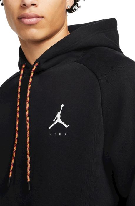 Jumpman Fleece Pullover Hoodie Black