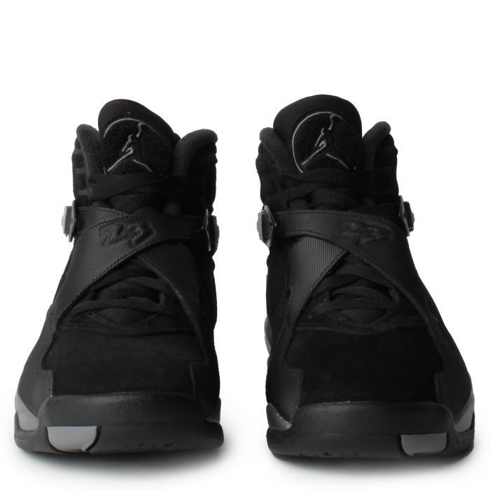 Grade School Air Jordan 8 Retro Winterized Black/Gunsmoke-Metallic Silver