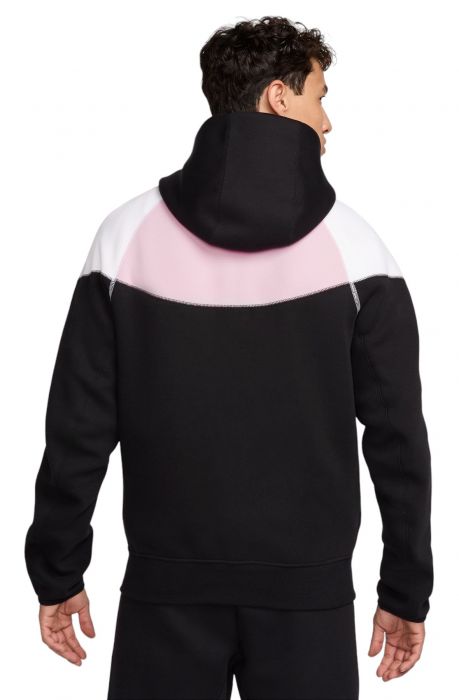 Sportswear Tech Fleece Windrunner Full-Zip Hoodie Black/White/Pink Foam