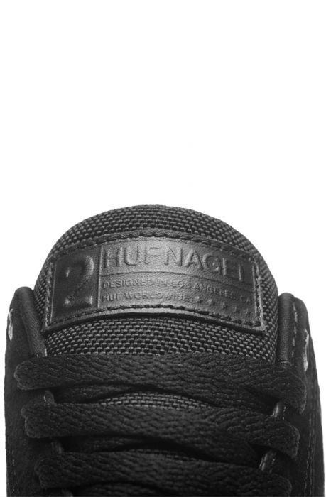 The Hufnagel 2 Sneaker in Black & Bone White Black & White