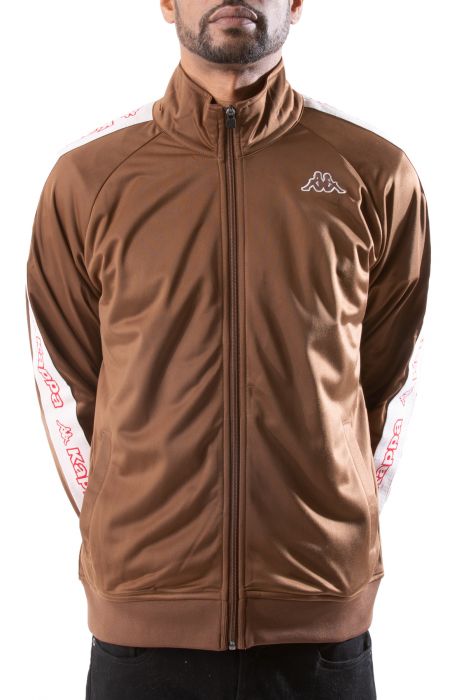 Logo Tape Artem 2 Track Jacket Brown-Pink Lt-Red Cherry