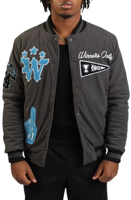 World Champs Varsity Jacket Grey