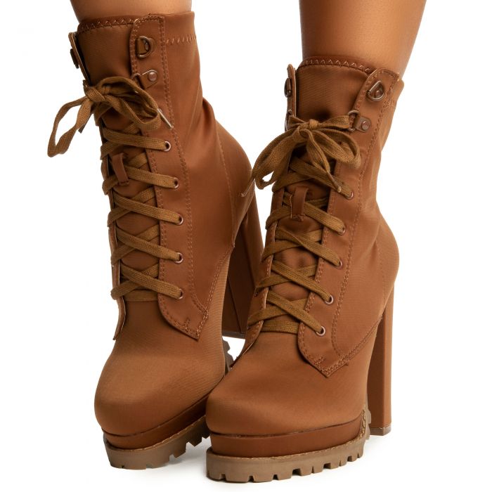 Montclair-31 Lace-Up Bootie Brown