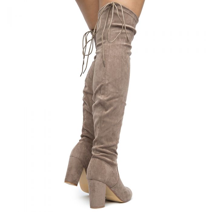 over the knee 3 inch heel boots