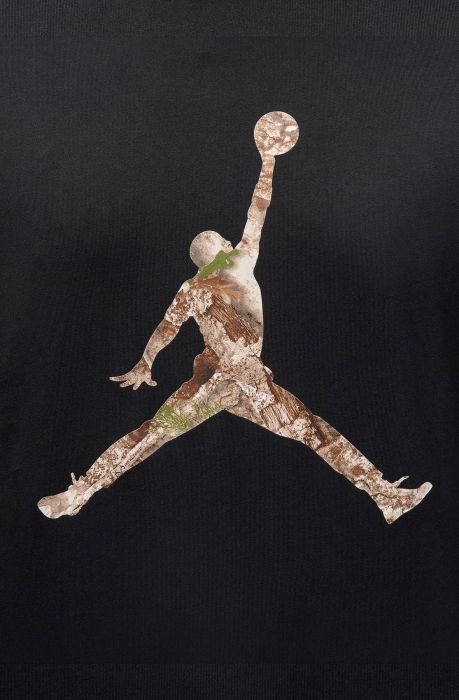 Brooklyn Realtree Jumpman T-Shirt Black/Sail