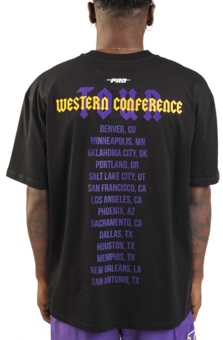 Los Angeles Lakers City Tour T-Shirt  Black