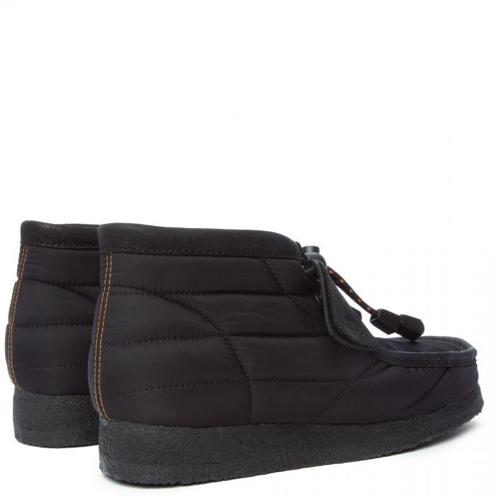 Wallabee Boot Black Quilted