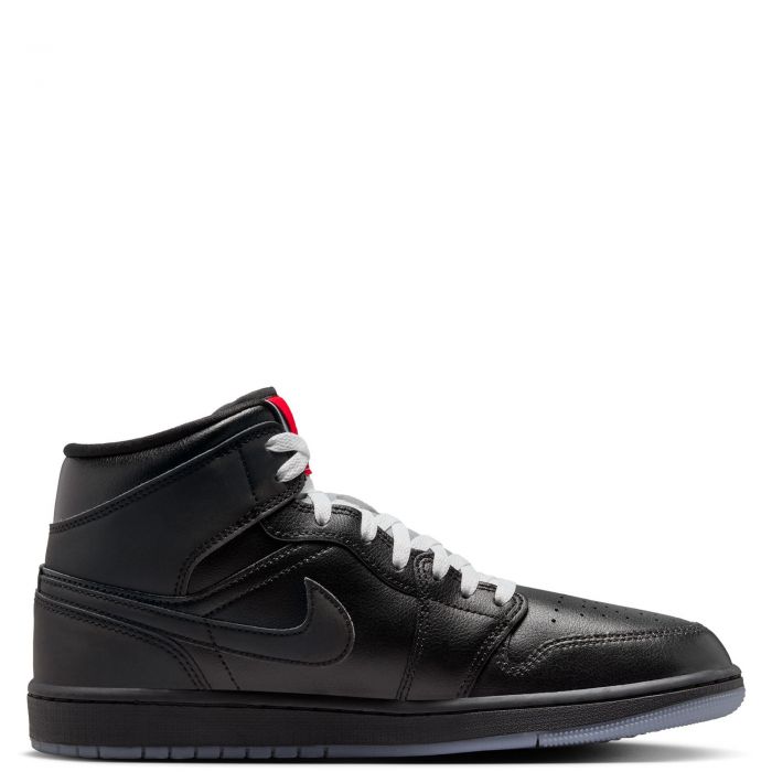 Air Jordan 1 Mid SE BLACK/BLACK-WHITE-WOLF GREY