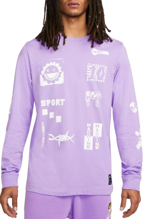 NSW A.I.R. Machine Long Sleeve T-Shirt Lilac