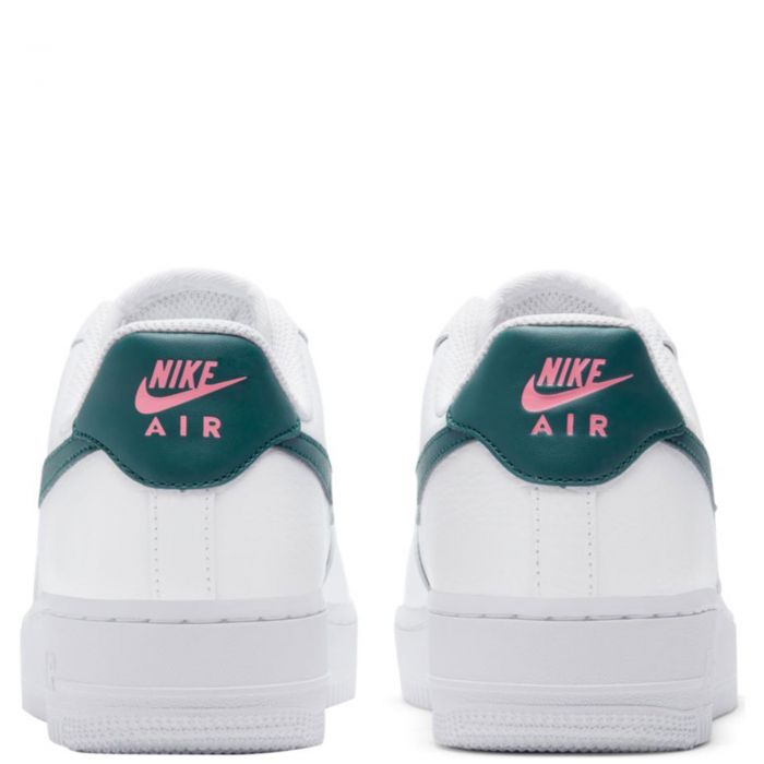 Air Force 1 '07 White/Dark Teal Green-Sunset Pulse