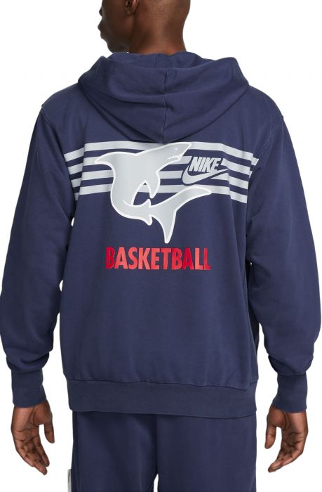 Dri-FIT Standard Issue Vintage Sharks Hoodie Midnight Navy
