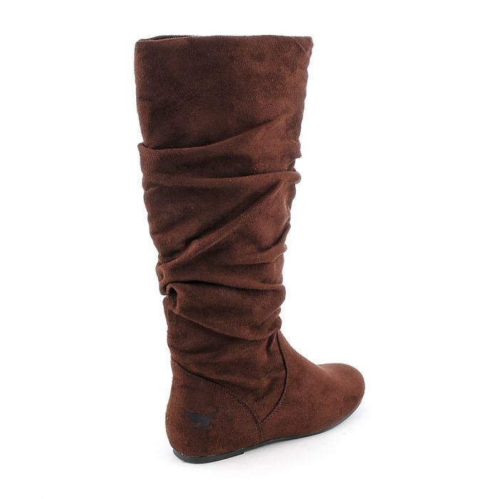 Flat Boot Zulu-S Tobacco Suede Tobacco Suede