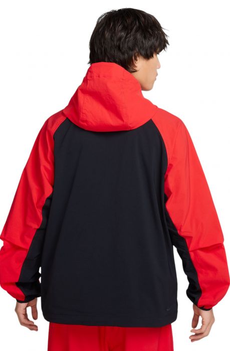  Tech Woven Jacket BLACK/LT CRIMSON/BLACK