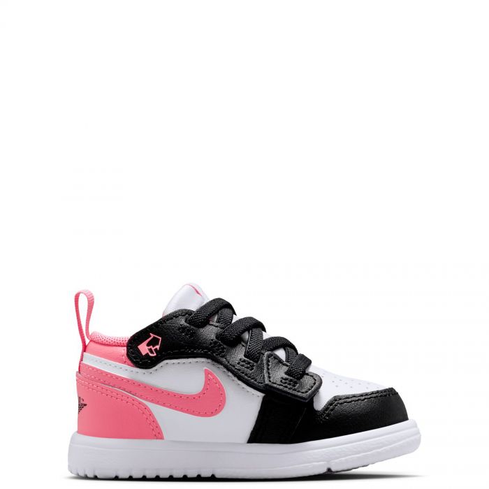 Toddler Jordan 1 Low Alt Black/Pink Gaze-White