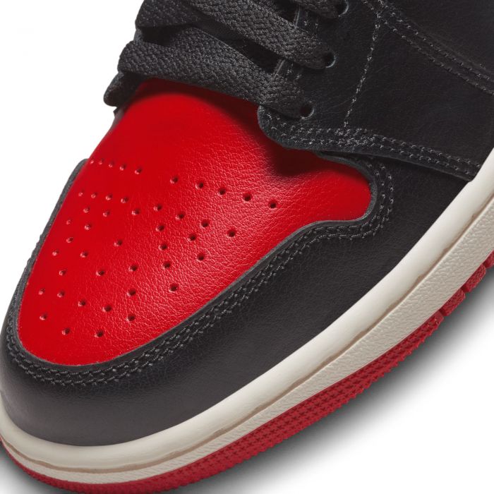 Air Jordan 1 Low  Black/Gym Red-Sail