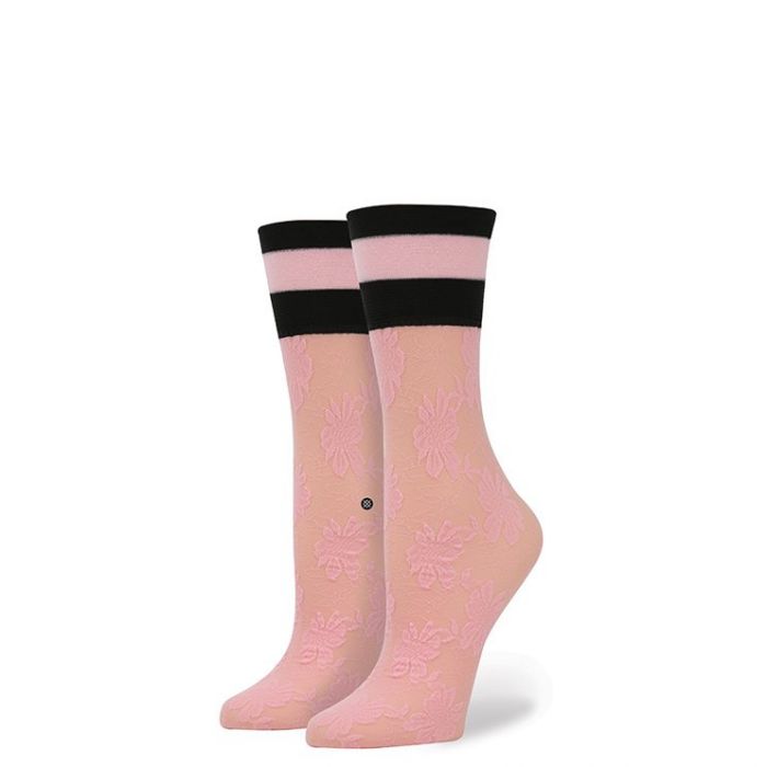 Stance Lace Sock Pink Pink