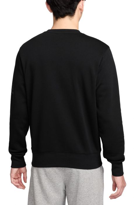 Sportswear Club Fleece Crew-Neck Sweatshirt Black