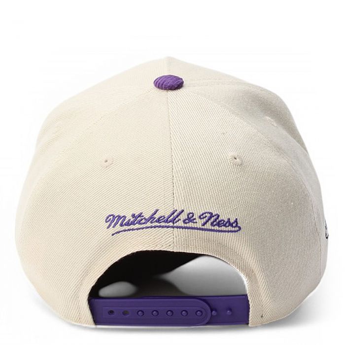 NBA Los Angeles Lakers Pro Pinch Snapback  Off White
