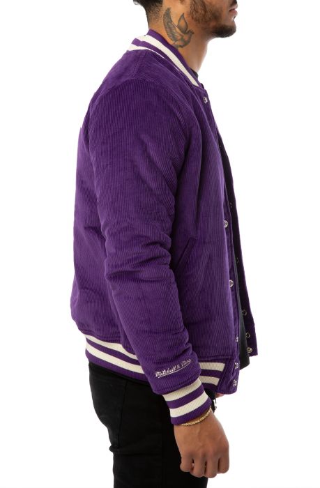 Los Angeles Lakers The Scotch Varsity Jacket Purple