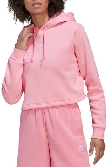 Adicolor Essentials Crop Fleece Hoodie Bliss Pink
