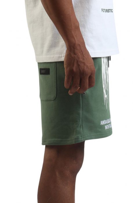 Mash Up Sweat Short  Forest