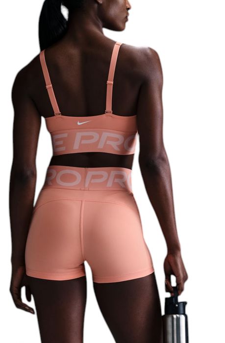 Pro Indy Plunge Sports Bra  Apricot Agate/Washed Coral/White