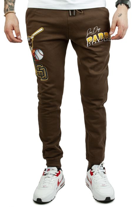 Padres Patch Joggers Brown