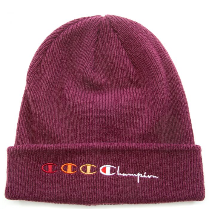 champion beanie purple