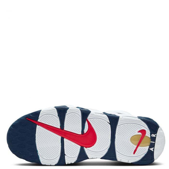 Air More Uptempo '96 White/Midnight Navy-Metallic Gold