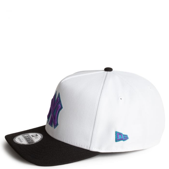 MLB New York Yankees 9FIFTY A-Frame Snapback   White/Grape