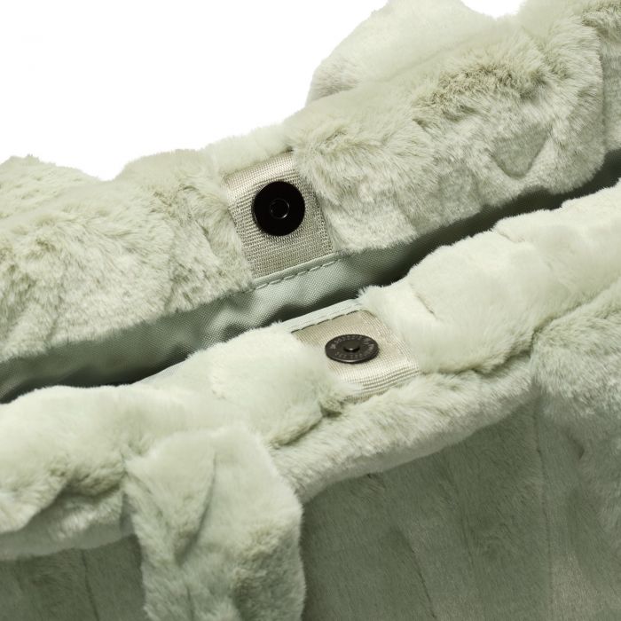 Faux Fur Tote (10L) Jade