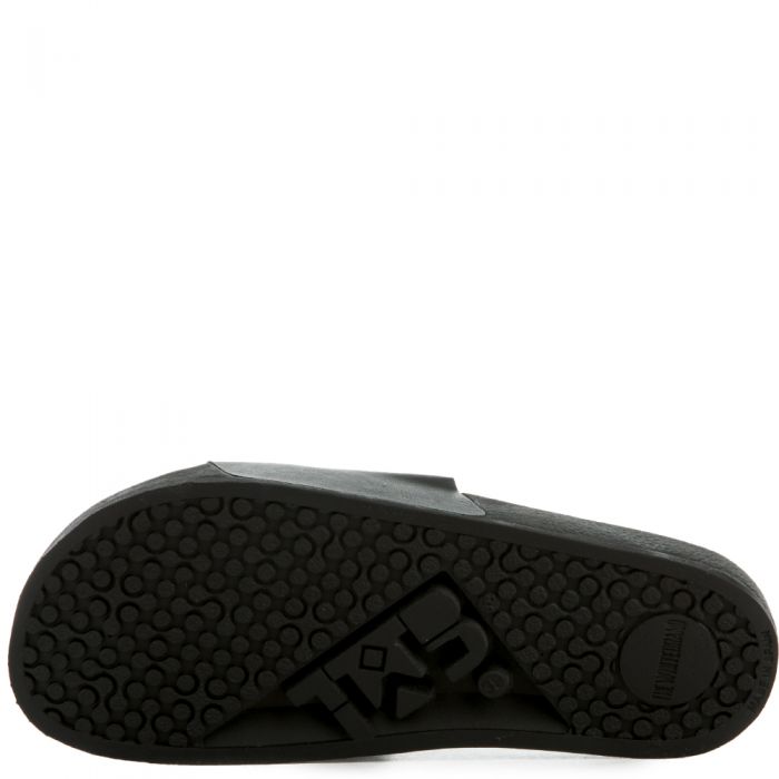 The Beach Please Slides in Black and Gold Black/Gold