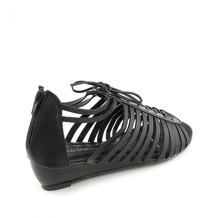 womens black lace up sandals