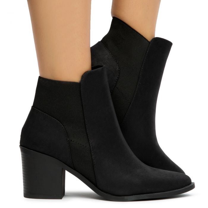 FORTUNE DYNAMICS Edith-S Ankle Booties FD EDITH-S-BLK - Shiekh