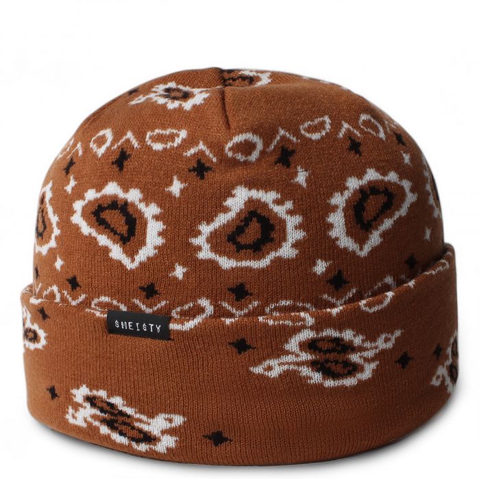 Paisley Beanie Brown