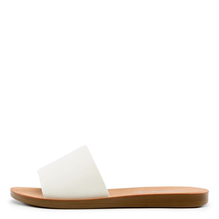 Efron-S Flat Sandals Off White
