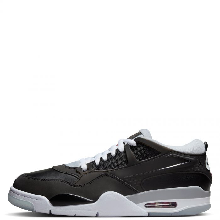 Air Jordan 4 RM Black/Fire Red-Wolf Grey-White