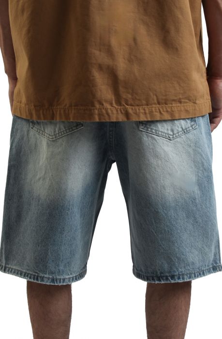 Tapestry Denim Shorts Newton Blue
