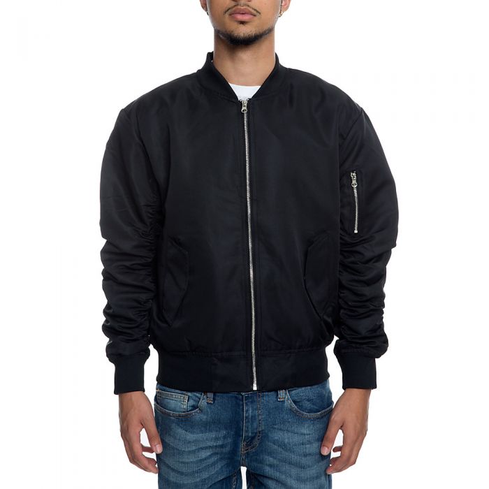 BROADWAY 7.15 Men's The Falcon Bomber Jacket AGSFLC001-BLK - Shiekh