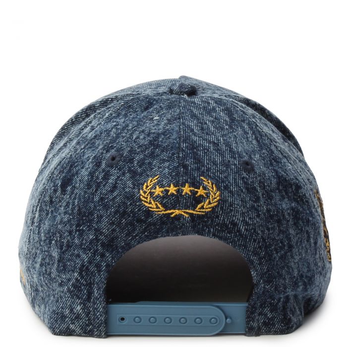Born Alone Denim Hat  Washed Denim