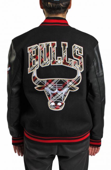 Chicago Bulls Varsity Jacket  Black/Red/Black